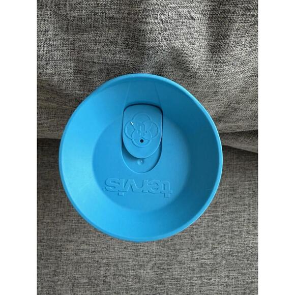 Tervis Tumbler 24oz Peacock Feather Design Plastic Tumbler Blue Lid - Picture 5 of 7